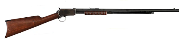 (C) FINE WINCHESTER MODEL 90 SLIDE ACTION RIFLE.