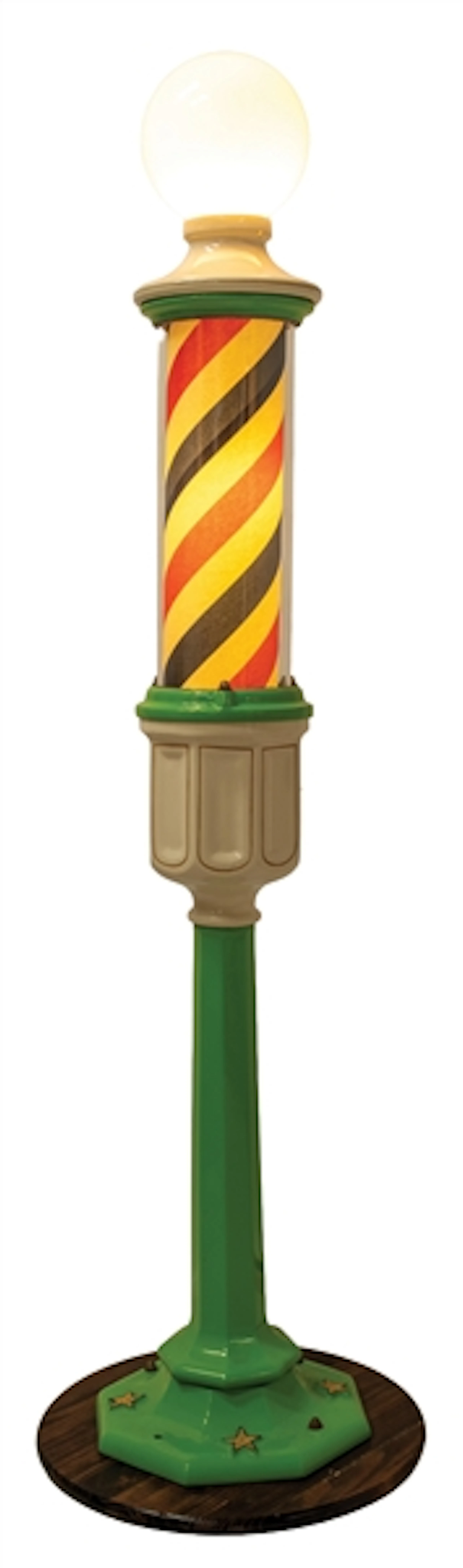 CAST IRON PAIDAR PEDESTAL BARBER POLE