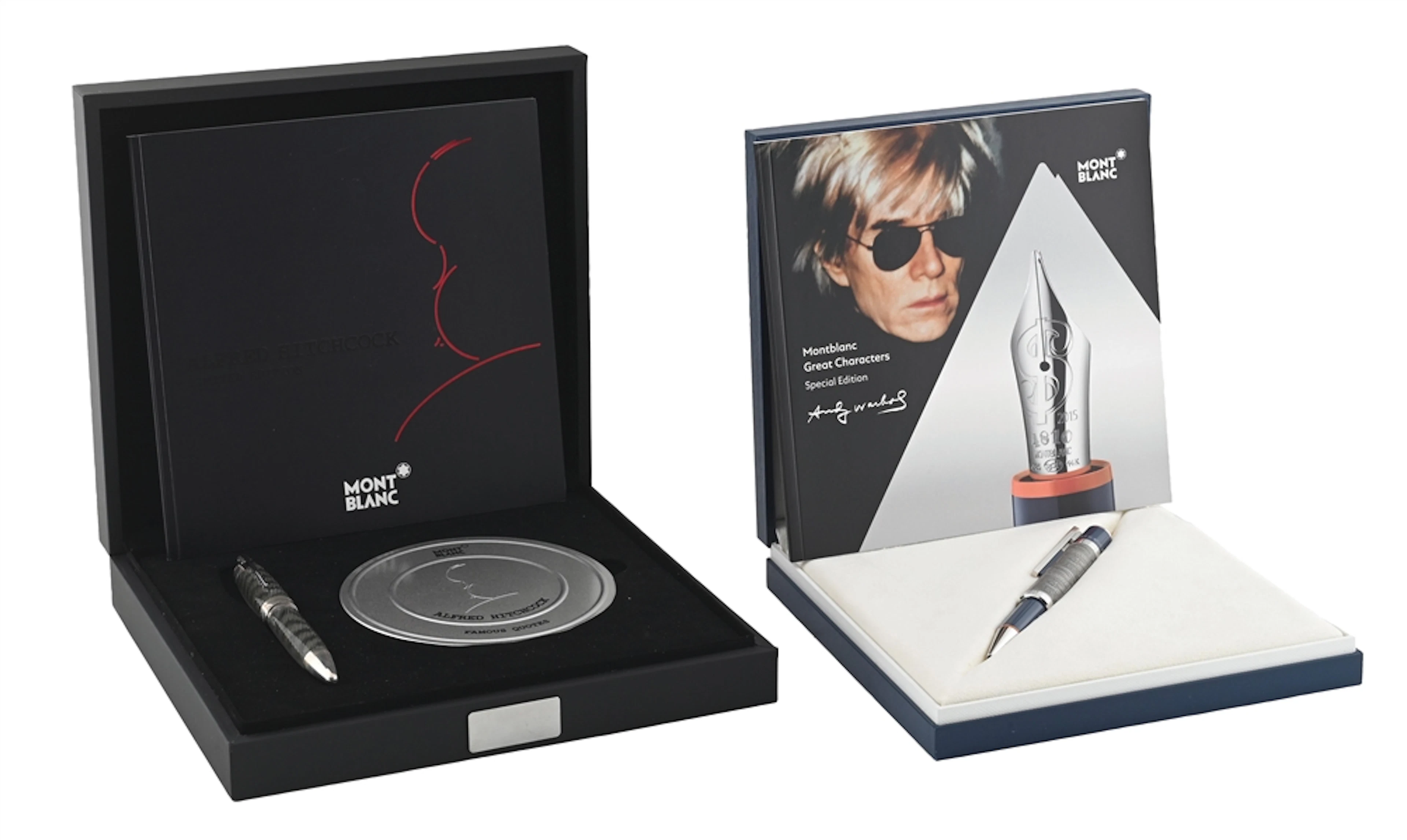 LOT OF 2: MONTBLANC GREAT CHARACTERS 3000 ALFRED HITCHCOCK & SPECIAL