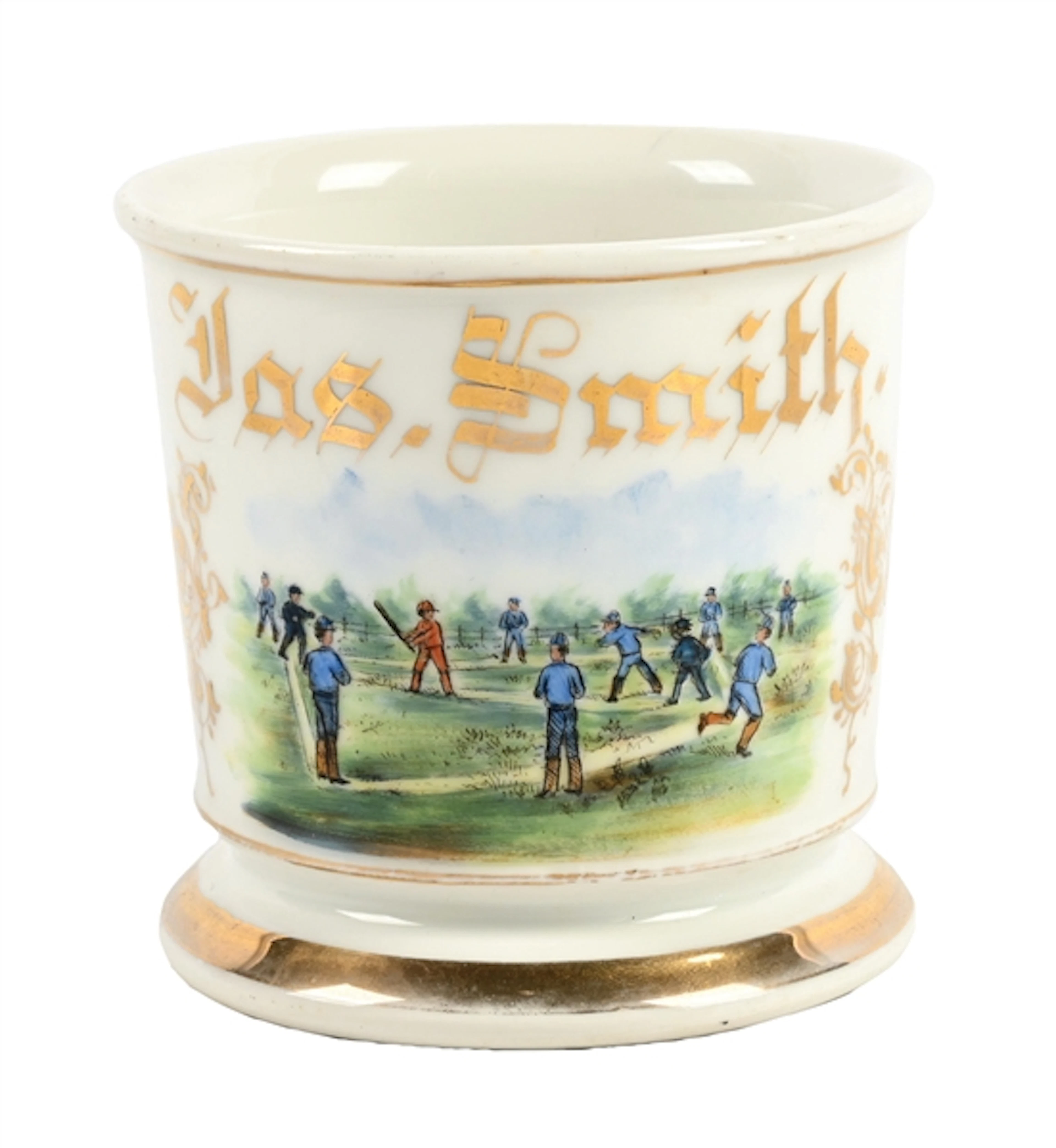 BASEBALL PLAYERS SHAVING MUG