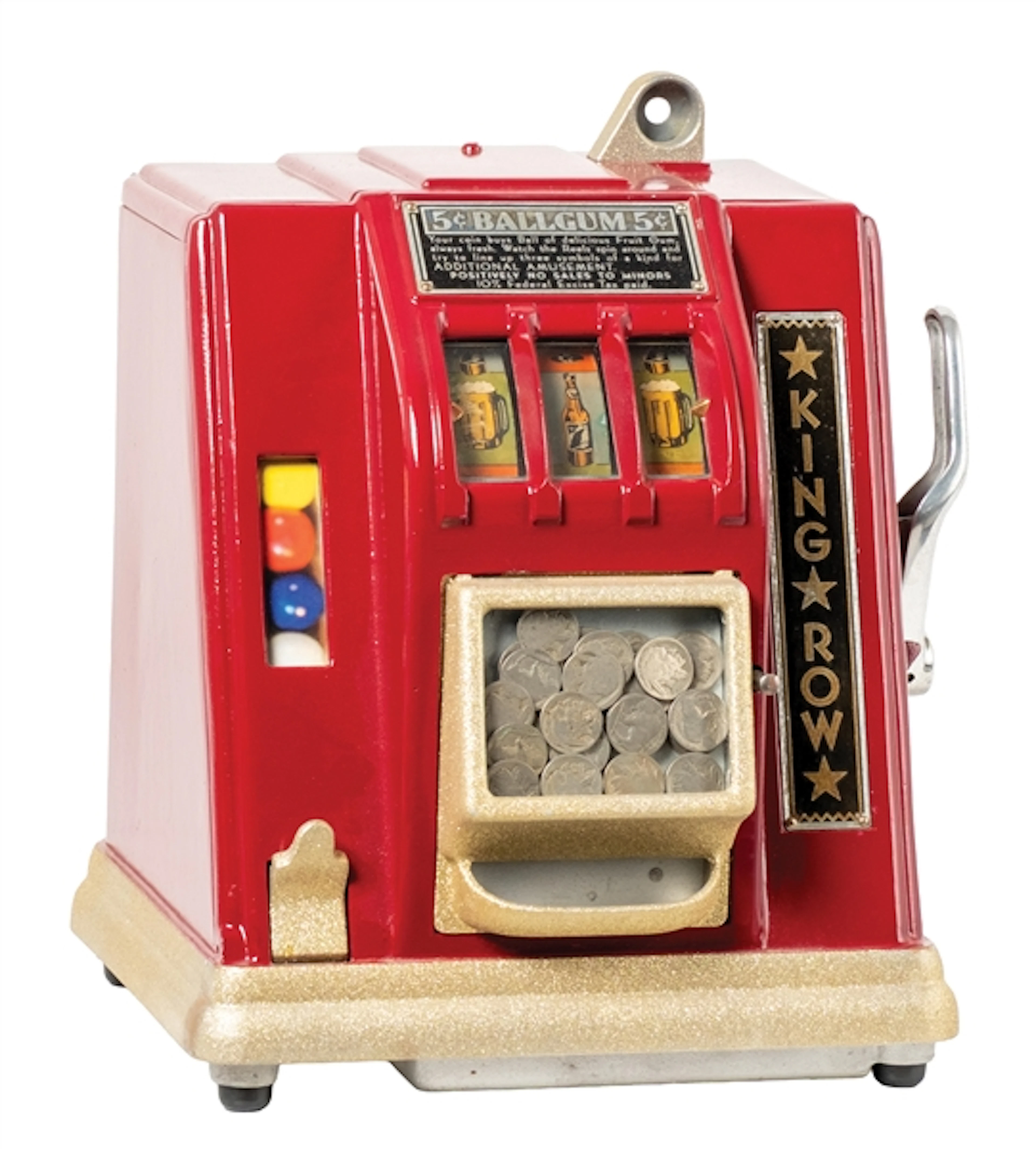 5¢ "KING'S ROW" BAR-THEMED TRADE STIMULATOR