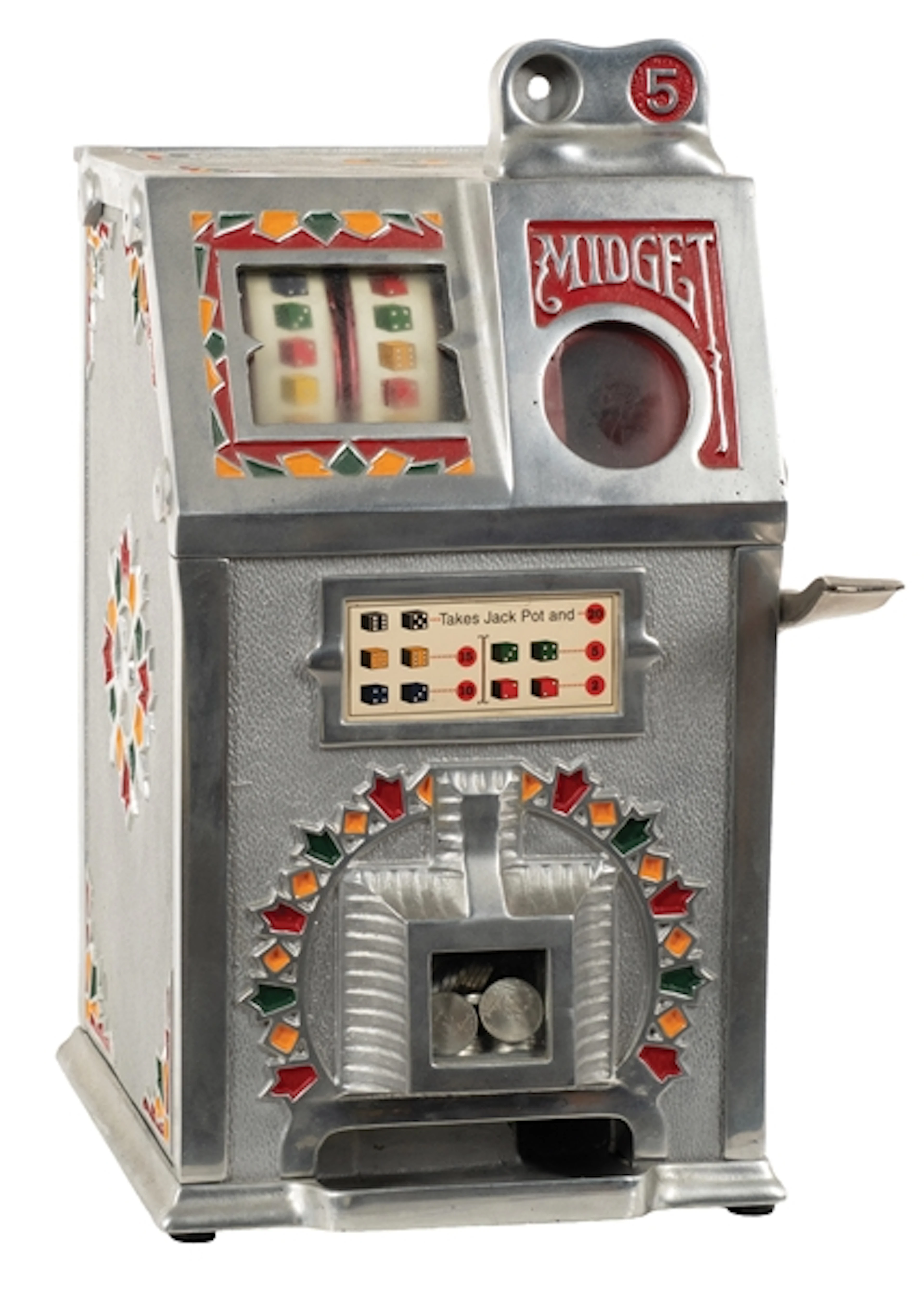 2-REEL "MIDGET" SLOT MACHINE