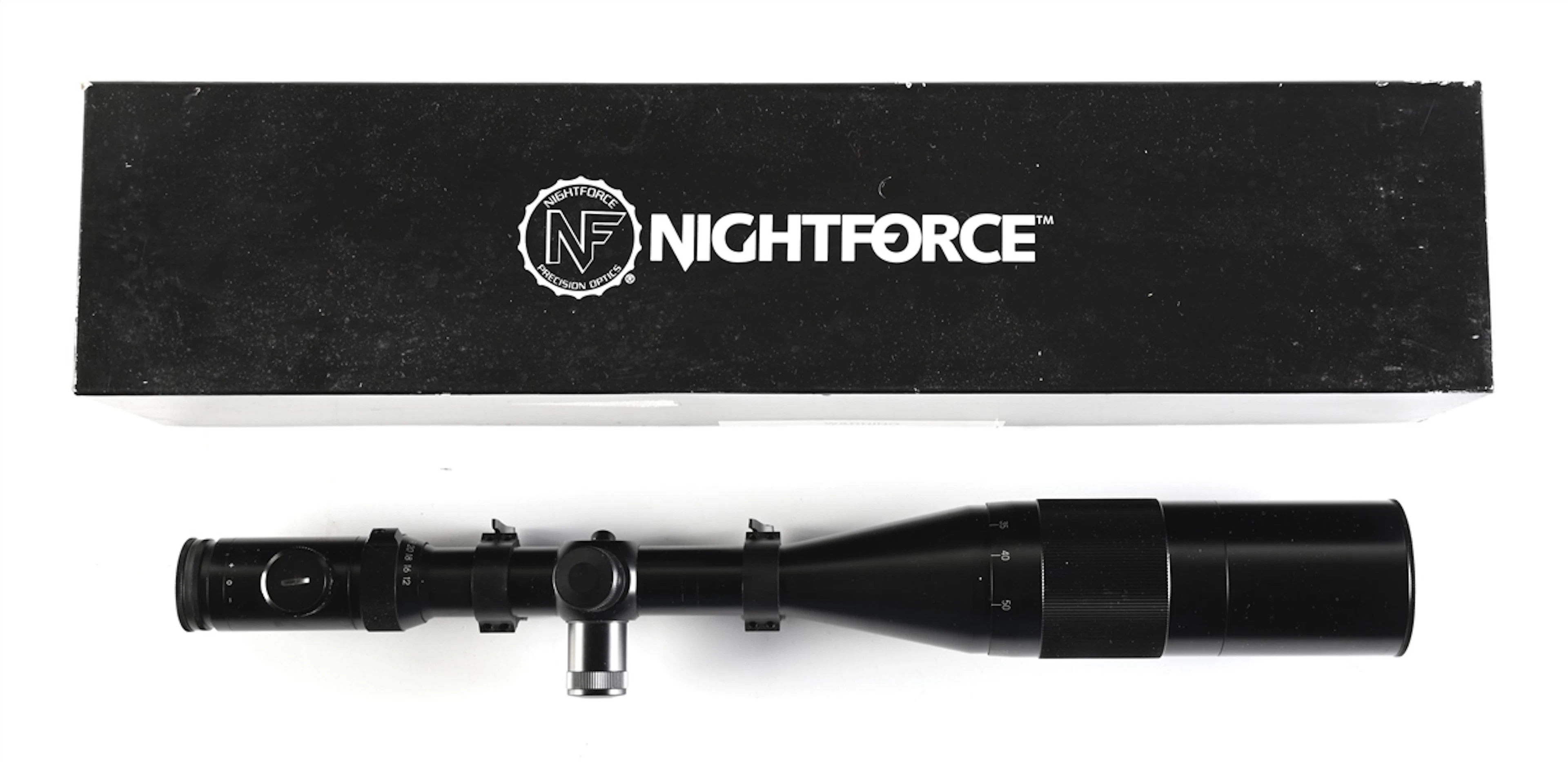 NIGHTFORCE NF12-42X56 SCOPE WITH BOX.