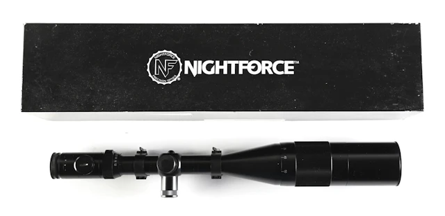 NIGHTFORCE NF12-42X56 SCOPE WITH BOX.