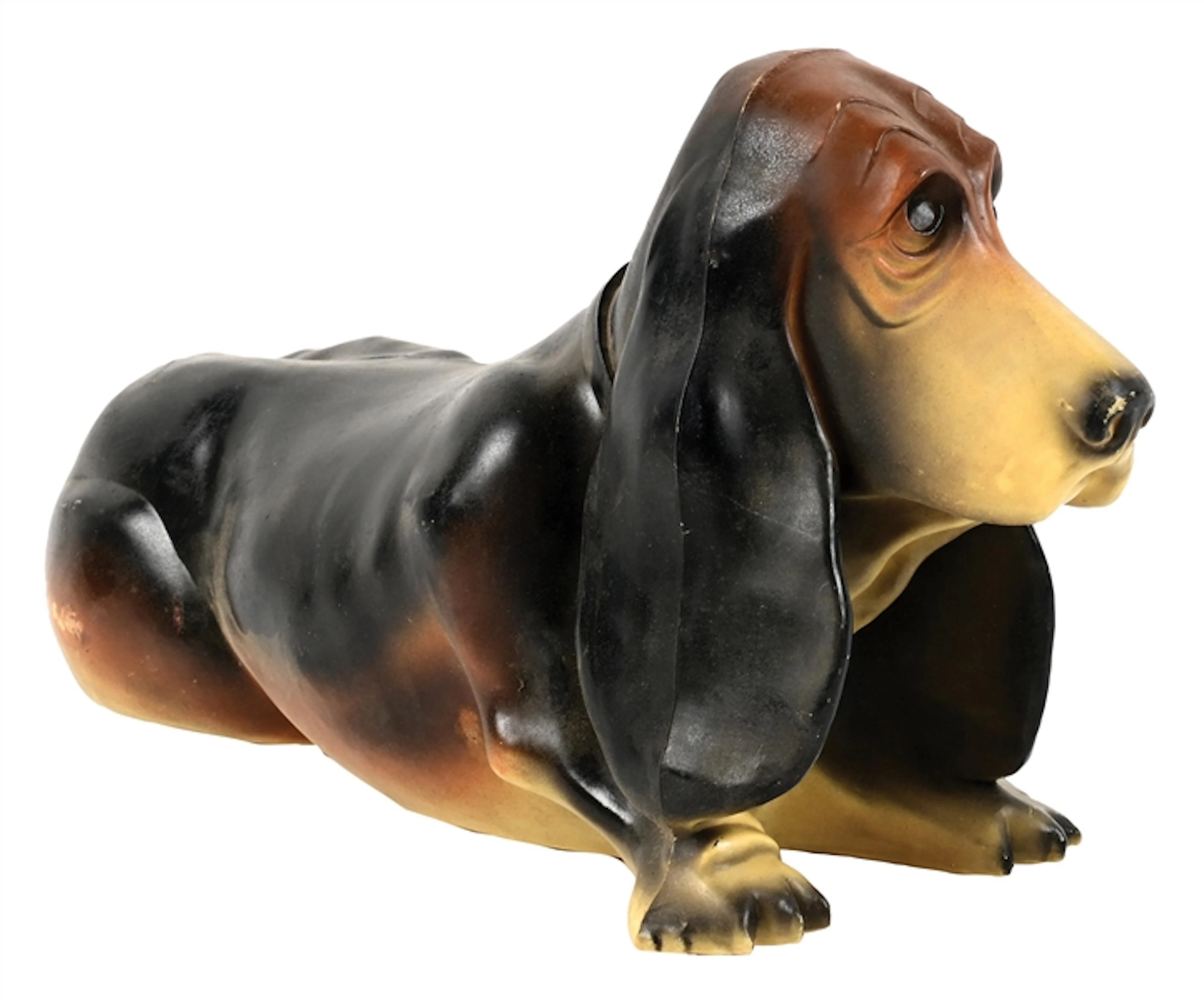 FLYING A GASOLINE BASSET HOUND ADVERTISING COIN BANK