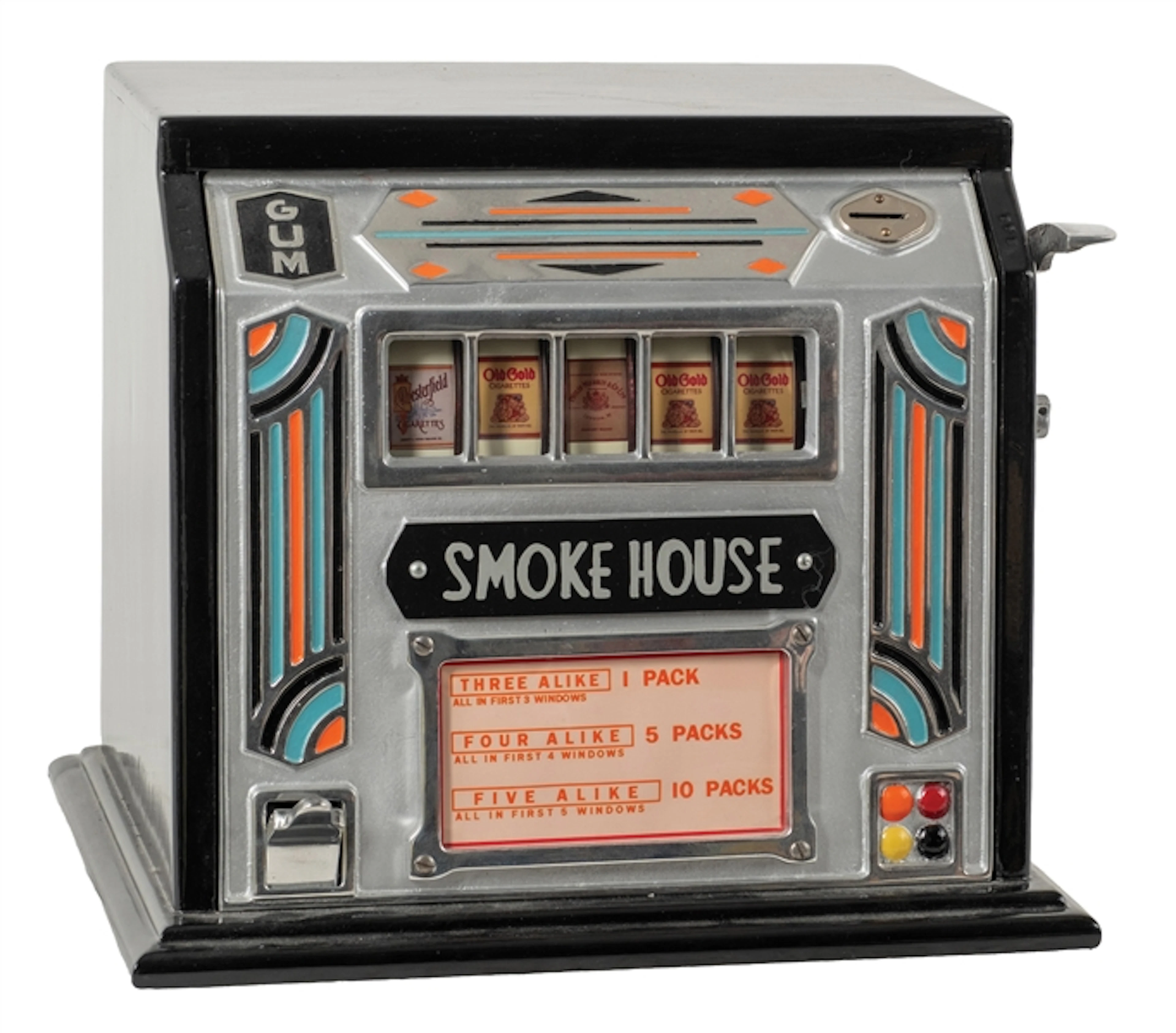 "SMOKE HOUSE" CIGARETTE-THEMED TRADE STIMULATOR