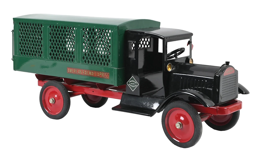 KEYSTONE MFG. CO. PACKARD AMERICAN RAILWAY EXPRESS PRESSED STEEL TRUCK