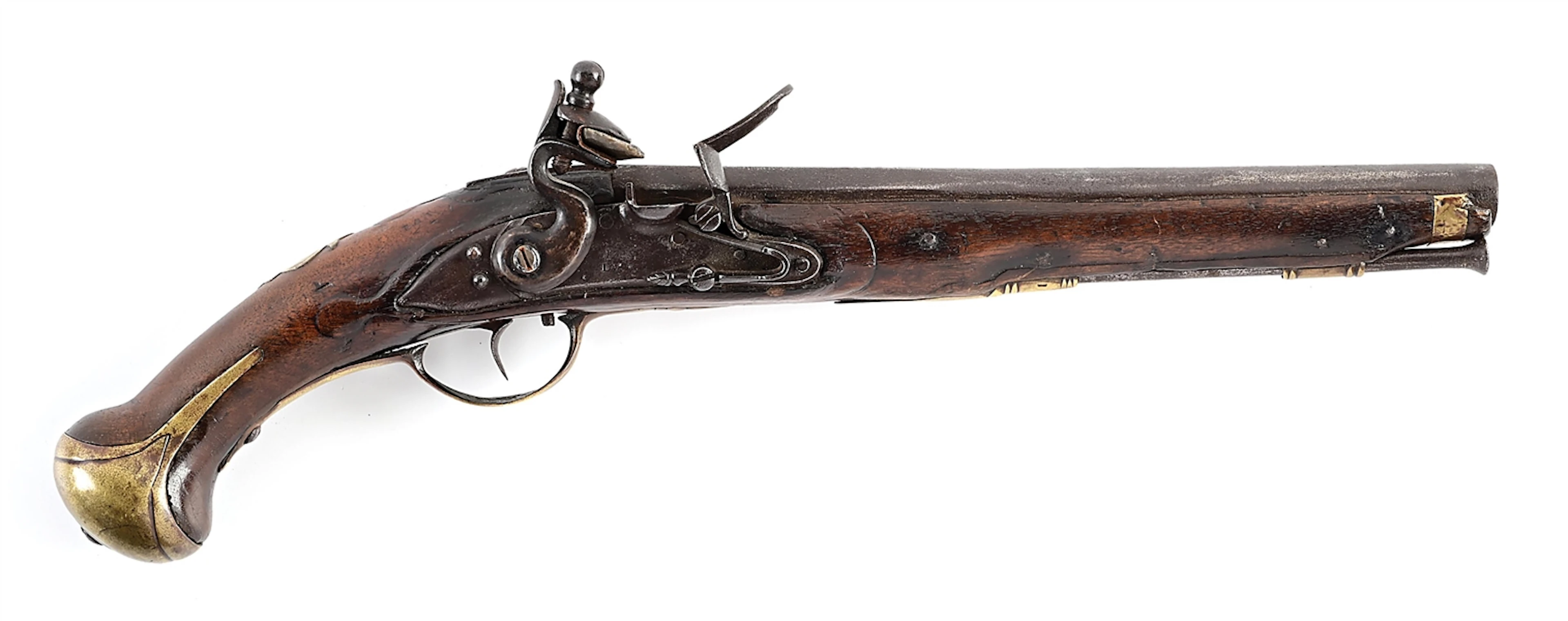 (A) REVOLUTIONARY WAR ERA SPANISH PATTERN 1753 FLINTLOCK CAVALRY PISTOL