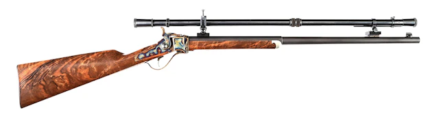 (M) BEAUTIFUL DAKOTA ARMS LITTLE SHARPS SINGLE SHOT .218 BEE RIFLE