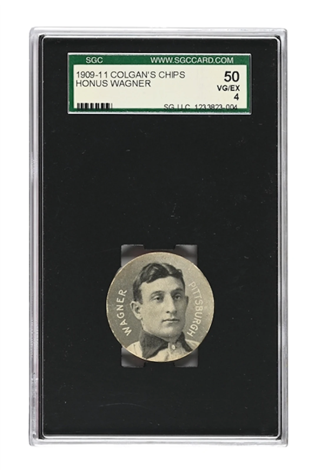 1909-11 COLGAN'S CHIPS HONUS WAGNER SGC 50 VG-EX 4