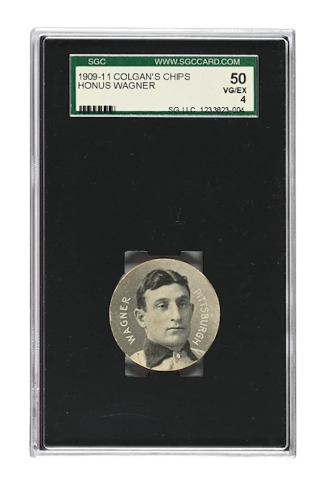 1909-11 COLGAN'S CHIPS HONUS WAGNER SGC 50 VG-EX 4