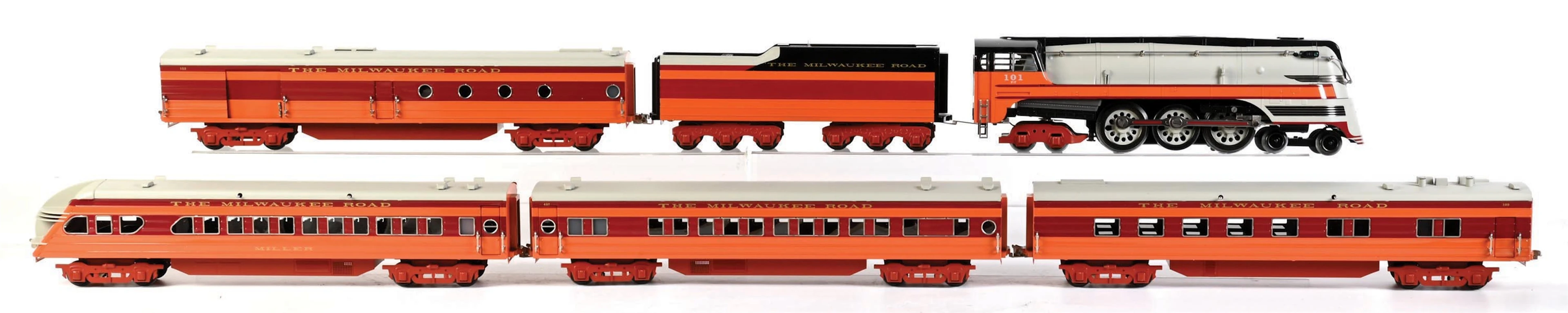 LOT OF 2: LIONEL STD-GA. HIAWATHA PASSENGER SET W/BOXES