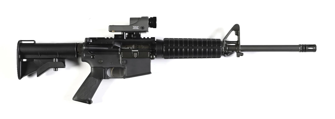 (M) PRE-BAN COLT AR-15 SP1 SEMI-AUTOMATIC CARBINE WITH ACOG AND BOX.