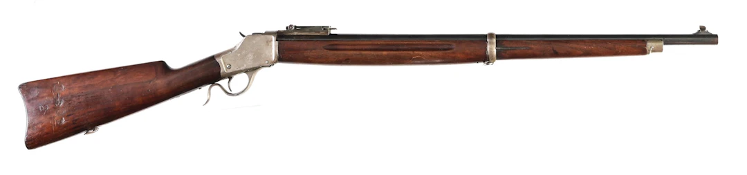 (C) WINCHESTER MODEL 1885 HIGH WALL WINDER MUSKET SINGLE SHOT RIFLE.