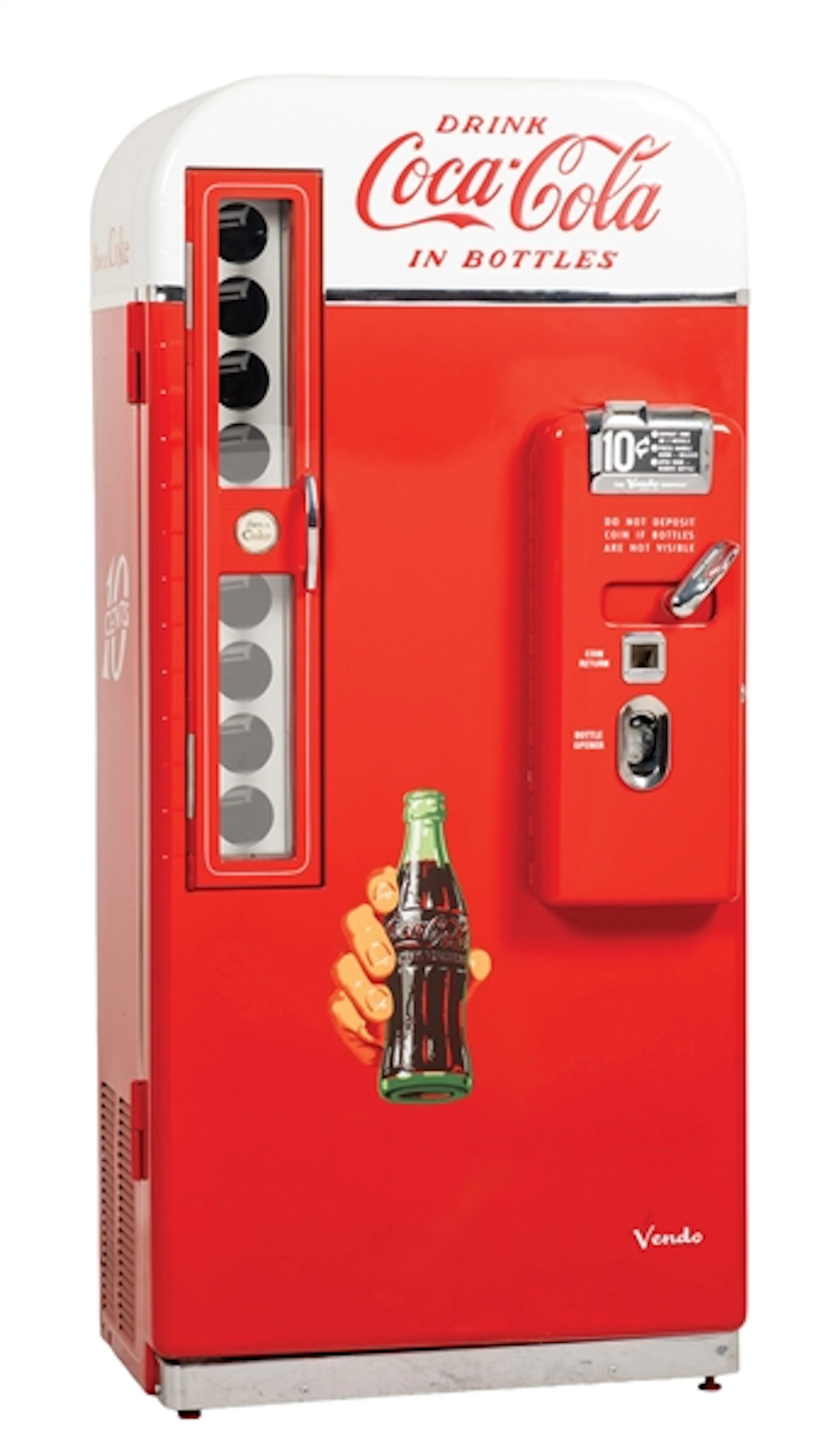BEAUTIFULLY RESTORED COCA-COLA VENDO MODEL 81 COKE MACHINE