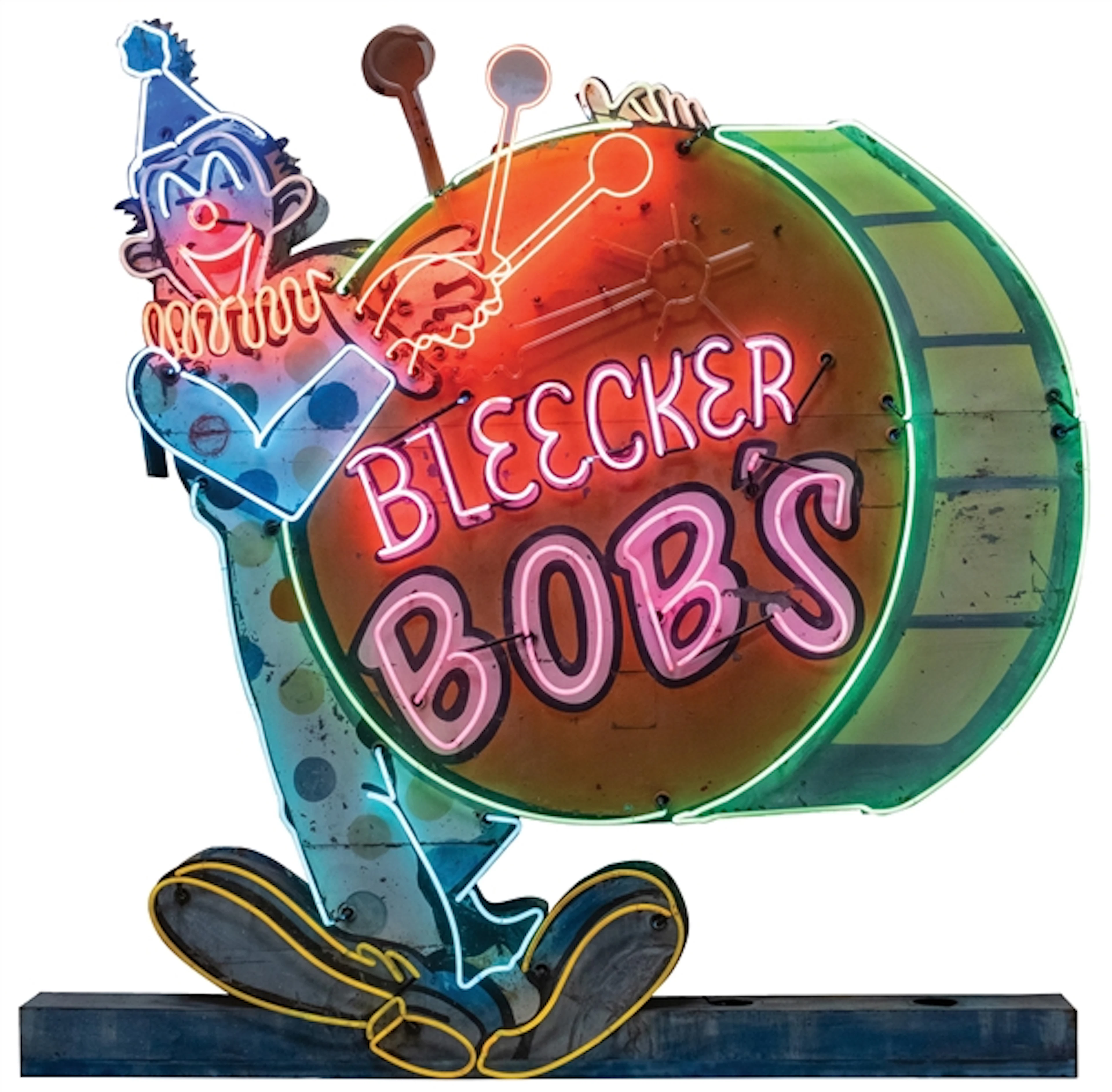 ORIGINAL NEON SIGN FROM BLEECKER BOB’S GOLDEN OLDIES – LOS ANGELES
