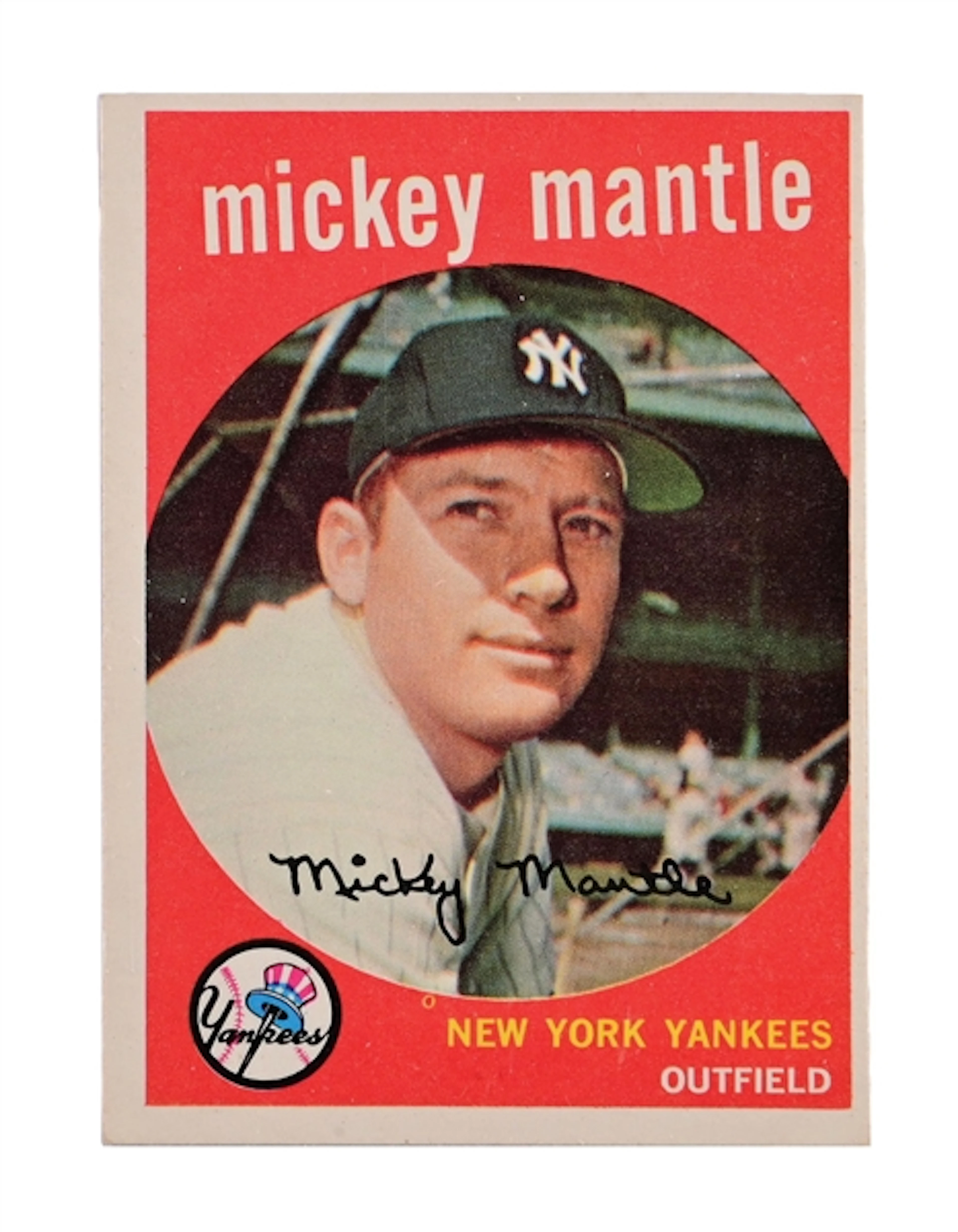 1959 TOPPS MICKEY MANTLE CARD