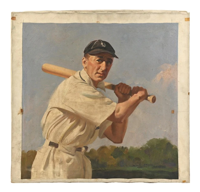 ORIGINAL COCA-COLA FOR 1949-1950 TY COBB ARTWORK