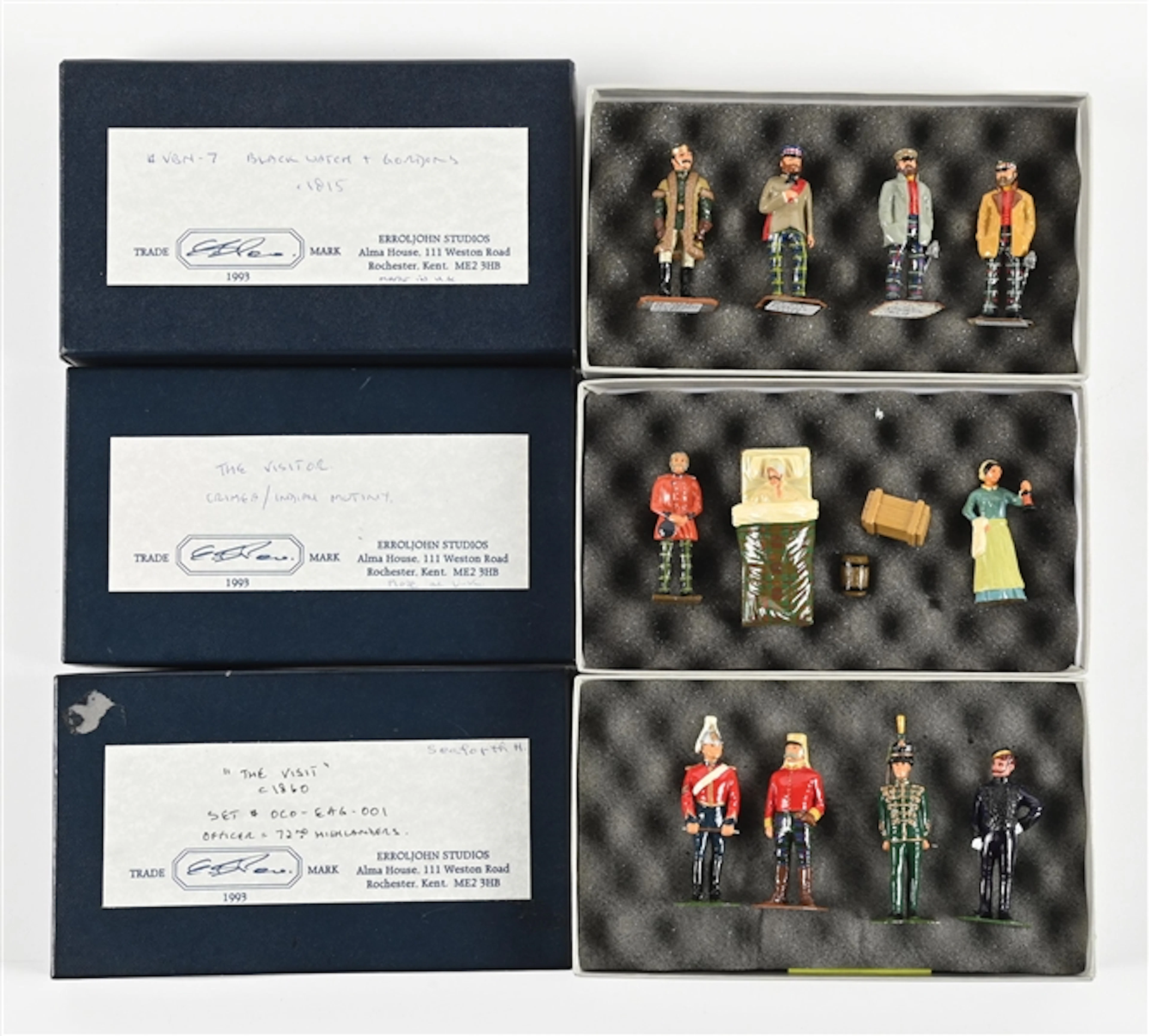 LOT OF 3: ERROL JOHN STUDIOS