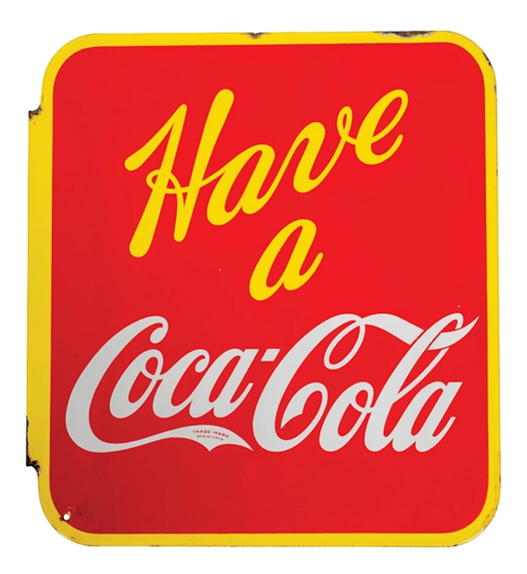 "HAVE A COCA-COLA" FLANGE