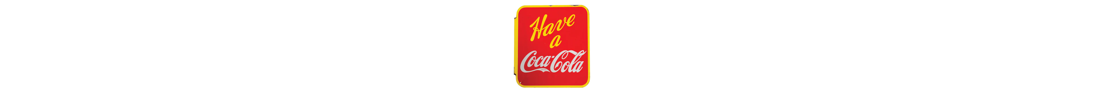 "HAVE A COCA-COLA" FLANGE