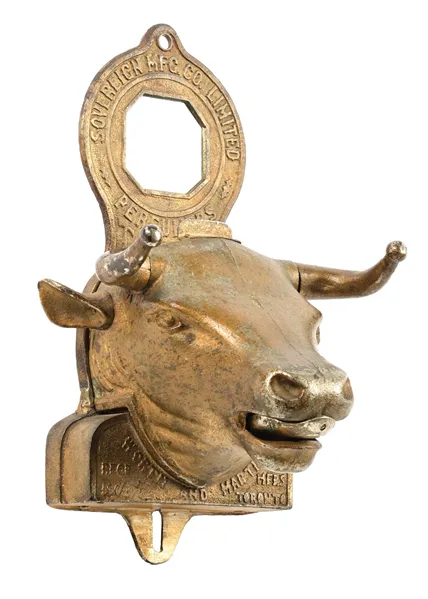 SOVEREIGN MFG. CO., BULL'S HEAD PERFUME VENDING MACHINE