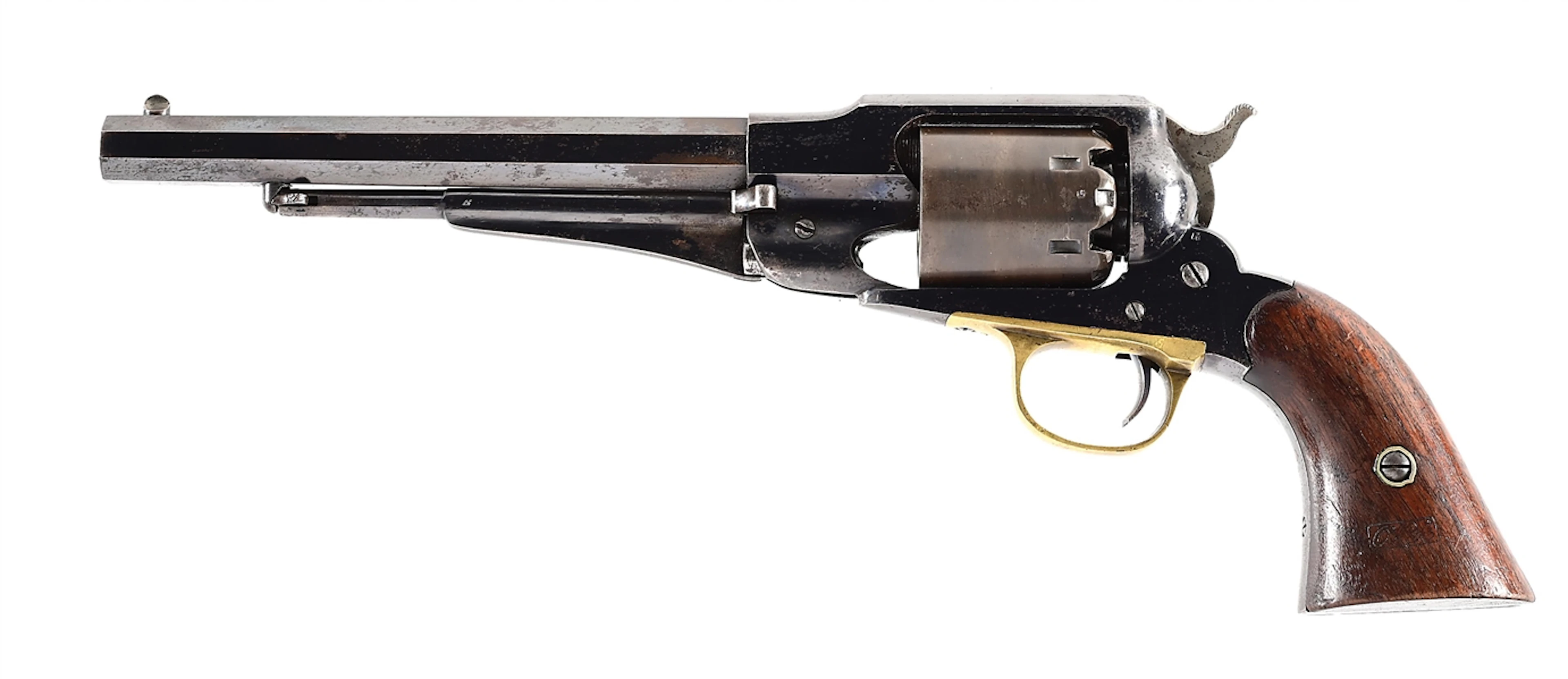 (A) MARTIALLY INSPECTED REMINGTON MODEL 1858 ARMY .44 PERCUSSION SINGLE