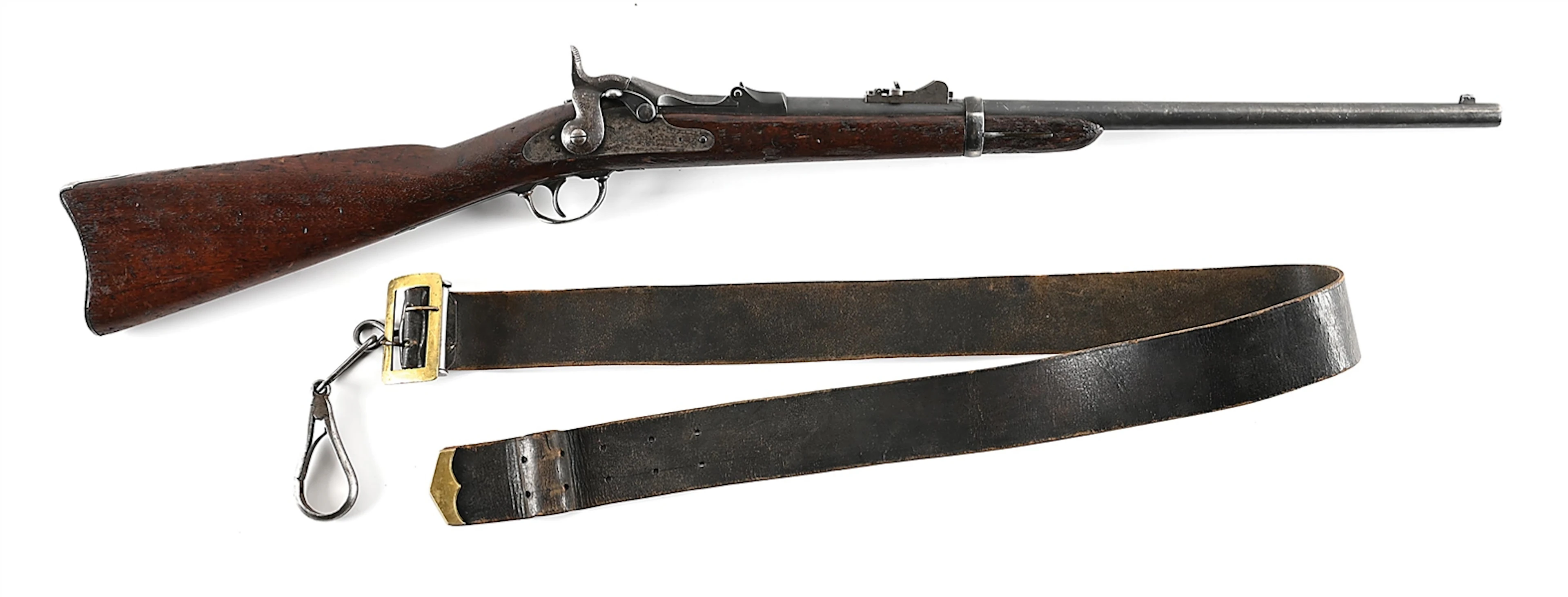 (A) DOCUMENTED "SHE WORE A YELLOW RIBBON" USED SPRINGFIELD 1873 TRAPDOOR