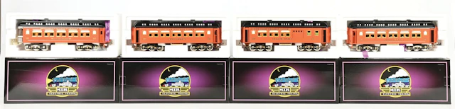 MTH STD. GAUGE NO. 10-5088 IVES FOUR CAR NO. 240 SERIES PASSENGER