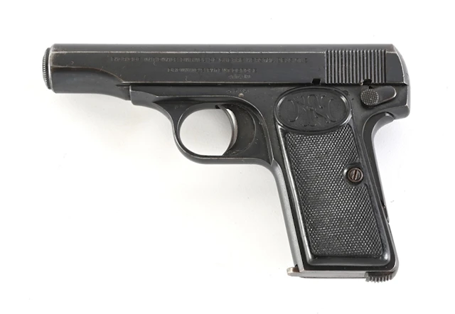 (C) FN MODEL 1910 SEMI AUTOMATIC PISTOL