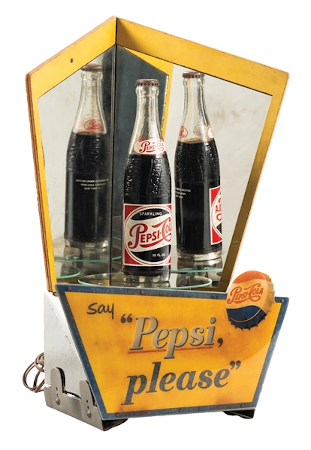RARE SAY "PEPSI PLEASE" ROTATION DISPLAY