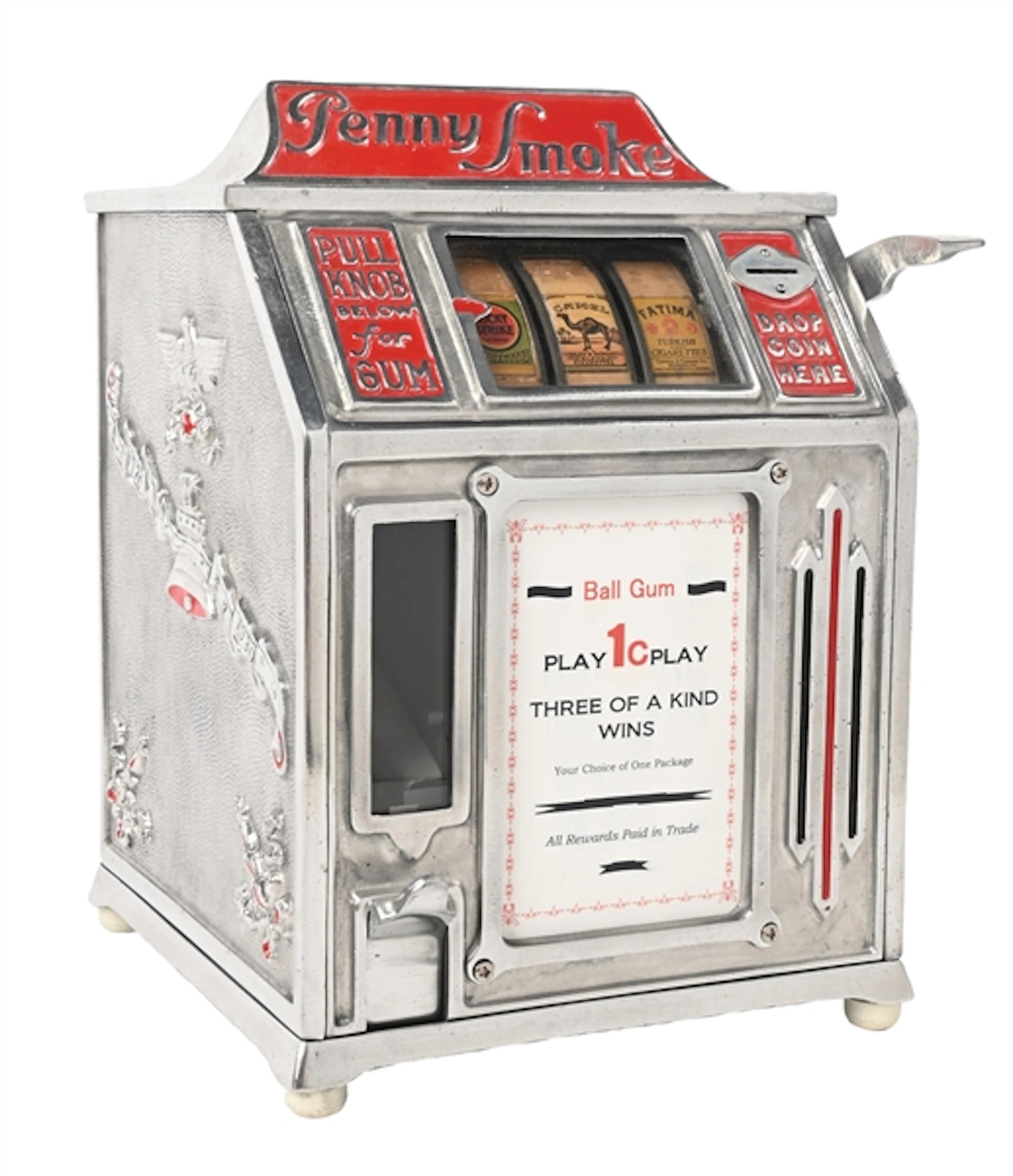 1¢ PENNY SMOKE BALL GUM TRADE STIMULATOR