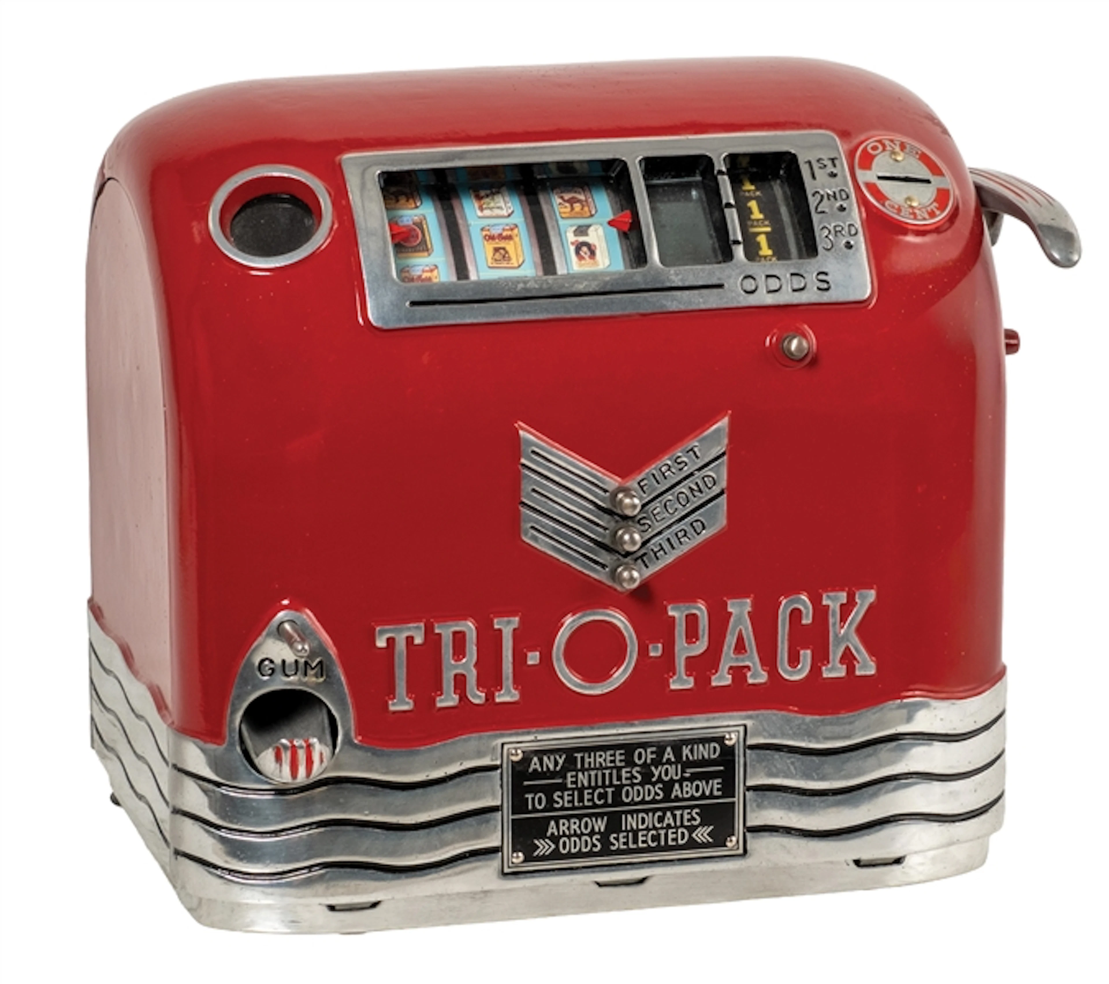 1¢ TRI-O-PACK CIGARETTE-THEMED TRADE STIMULATOR