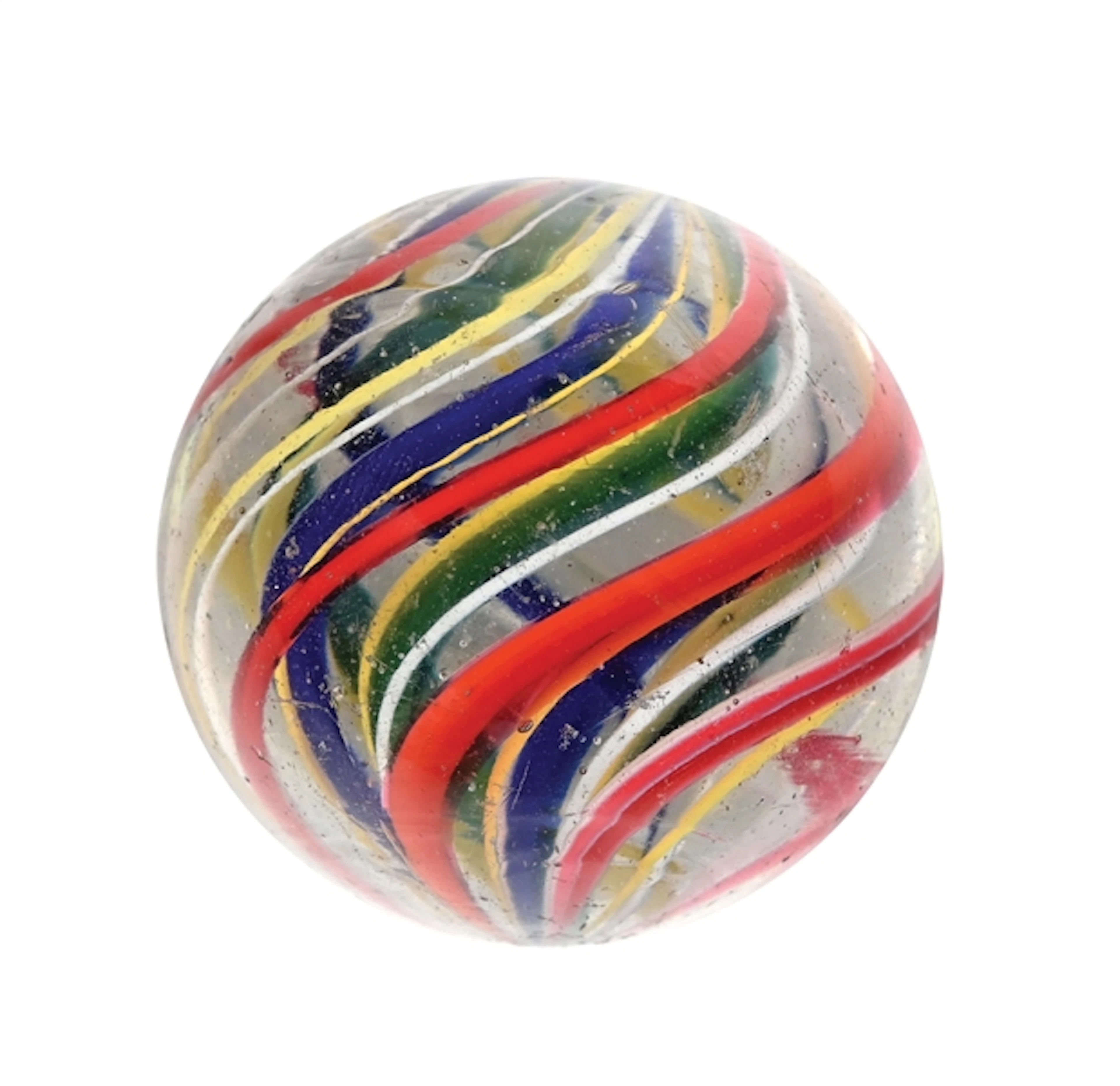 LARGE DIVIDED-CORE SWIRL MARBLE