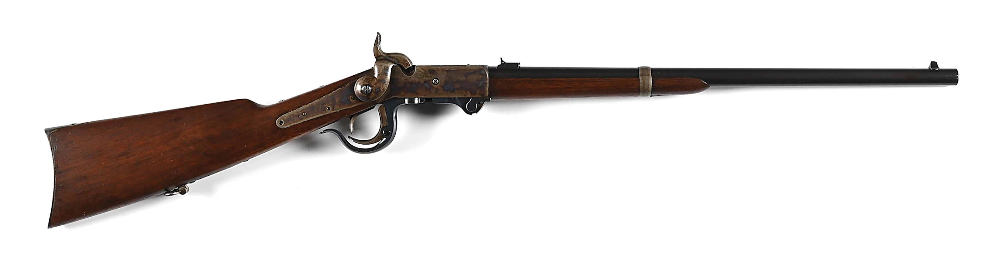 (A) OUTSTANDING US 5TH MODEL 1864 BURNSIDE SINGLE SHOT PERCUSSION CARBINE.