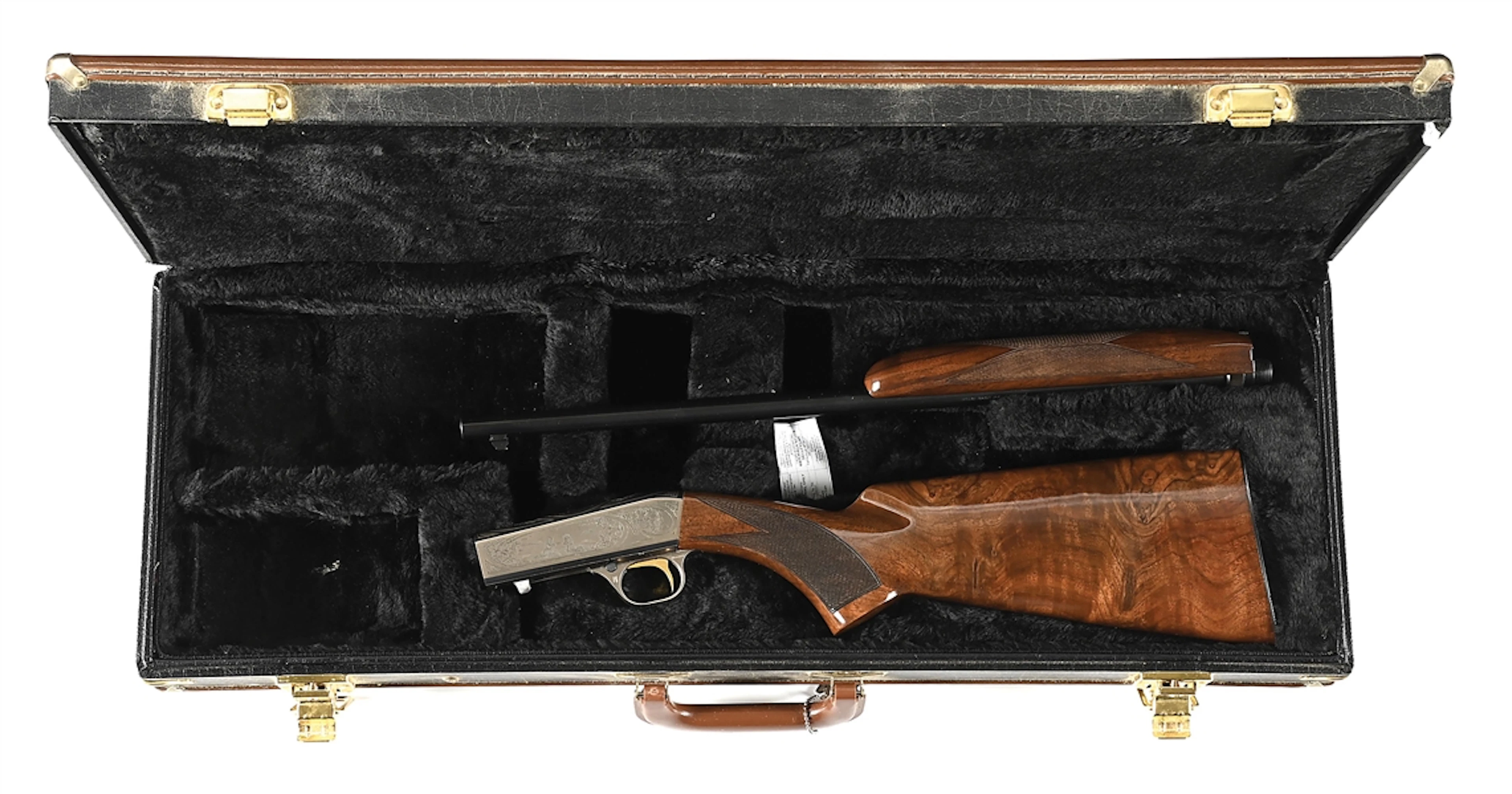 (M) FACTORY ENGRAVED GRADE II BELGIUM BROWNING SA-22 SEMI-AUTOMATIC
