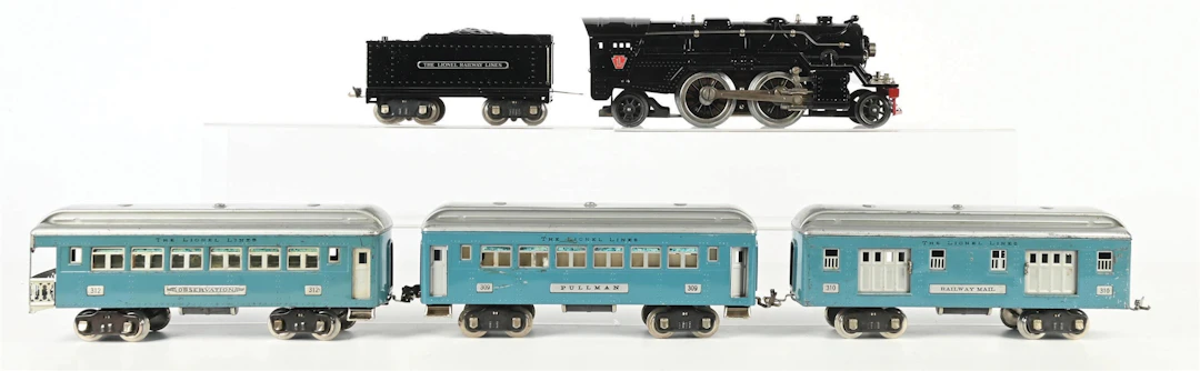 LIONEL PREWAR STANDARD GAUGE NO. 1835E PASSENGER SET