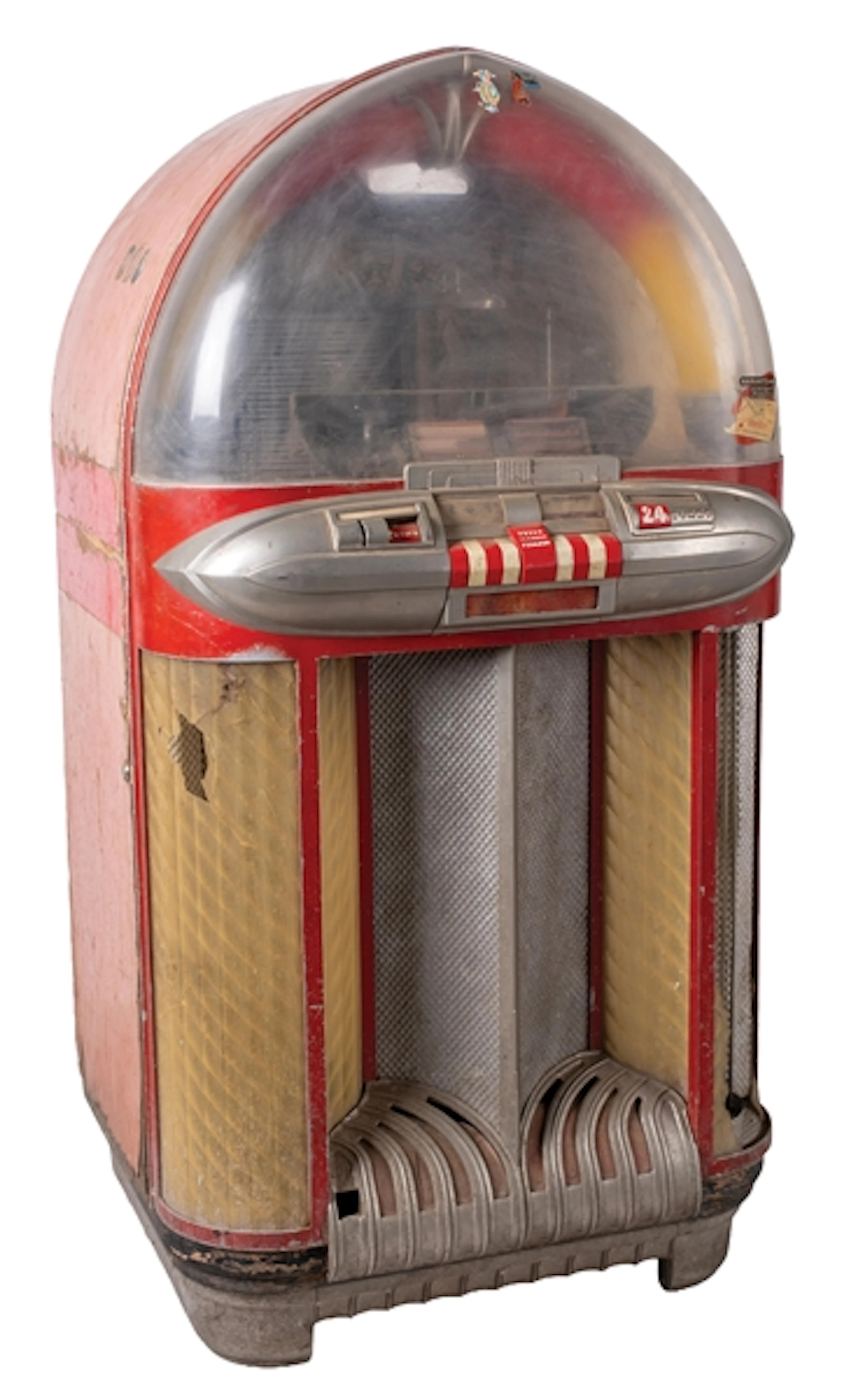 WURLITZER MODEL 1100 RED JUKEBOX