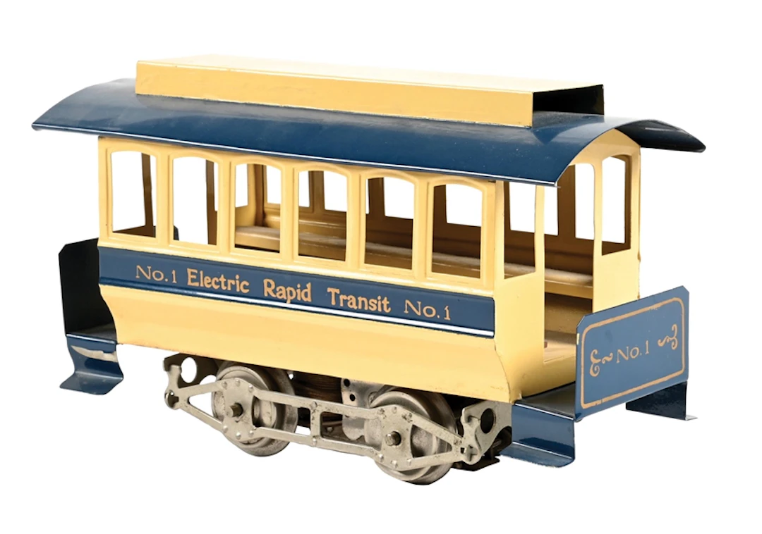 PRE-WAR LIONEL STANDARD GA. NO. 1 ELECTRIC RAPID TRANSIT TROLLEY