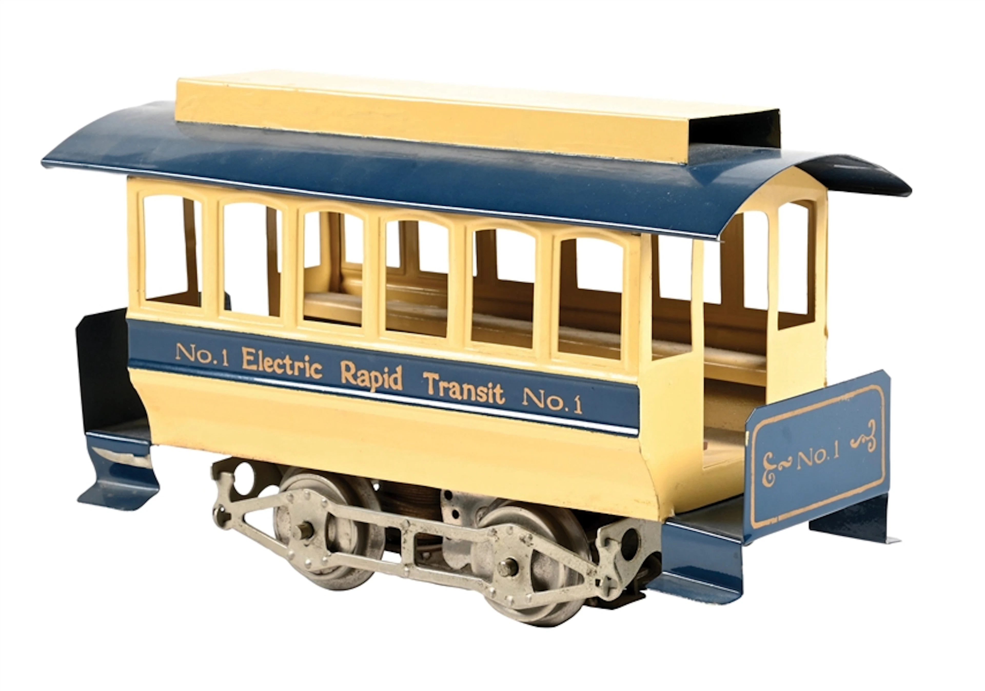 PRE-WAR LIONEL STANDARD GA. NO. 1 ELECTRIC RAPID TRANSIT TROLLEY