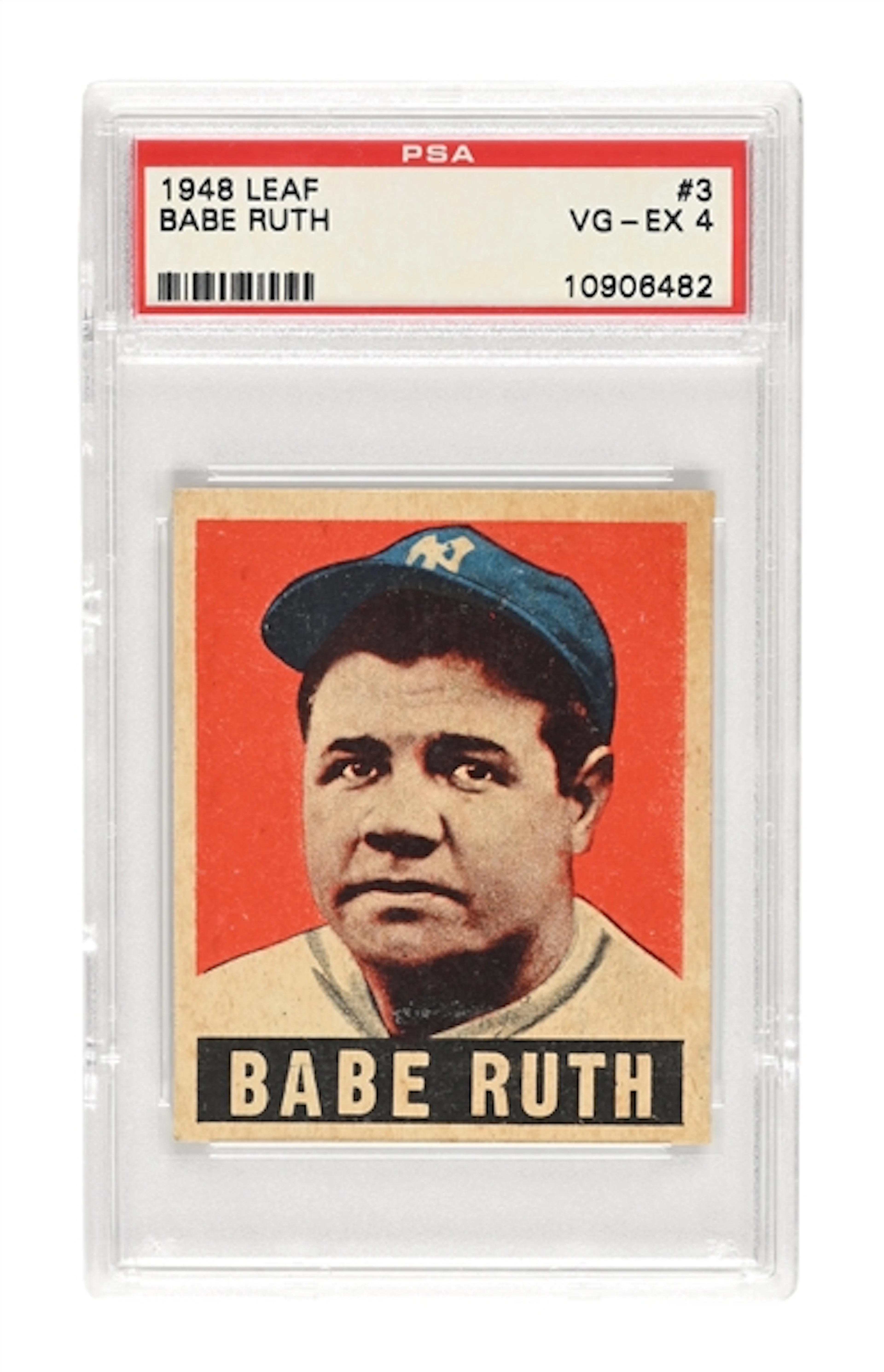 1948 LEAF BABE RUTH #3 PSA VG-EX 4