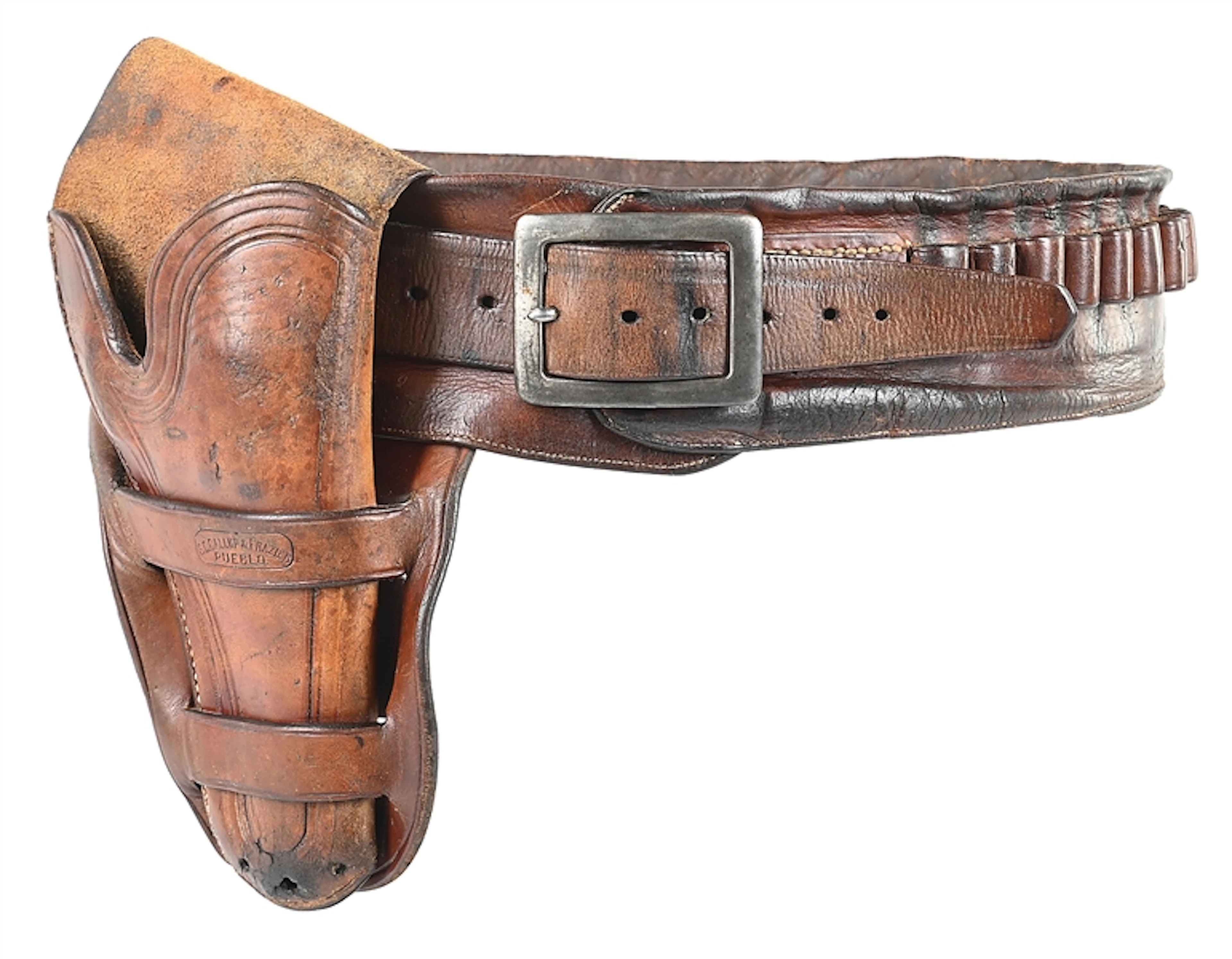 RARE S.C.GALLOP & FRAZIER COLORADO MATCHING HOLSTER & BELT RIG