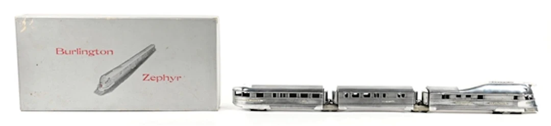 WESTERN COIL & ELECTRICAL CO. BURLINGTON ZEPHYR NO. 9900 SET