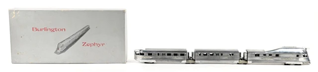 WESTERN COIL & ELECTRICAL CO. BURLINGTON ZEPHYR NO. 9900 SET