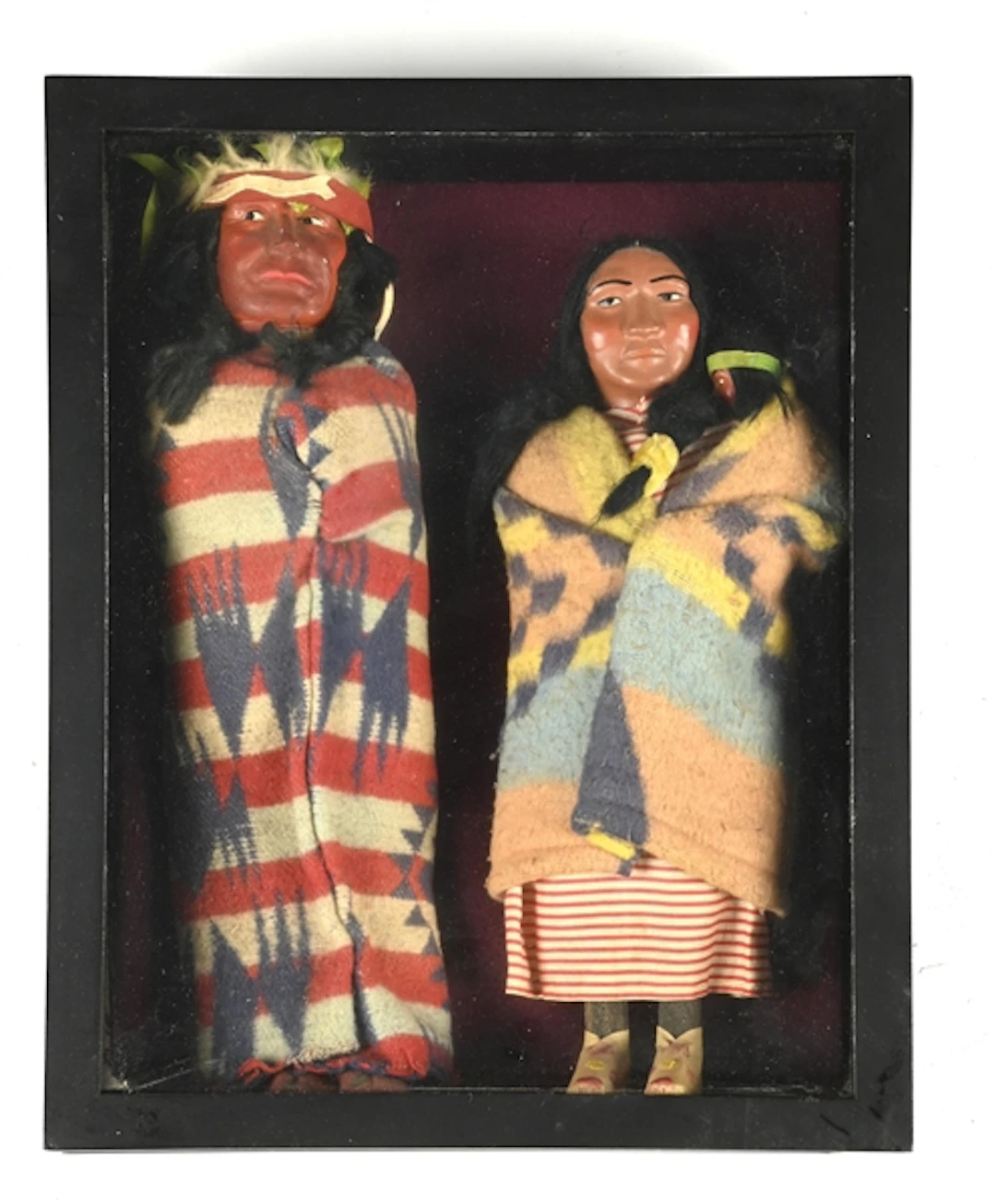 LOT OF 3: SKOOKUM DOLLS
