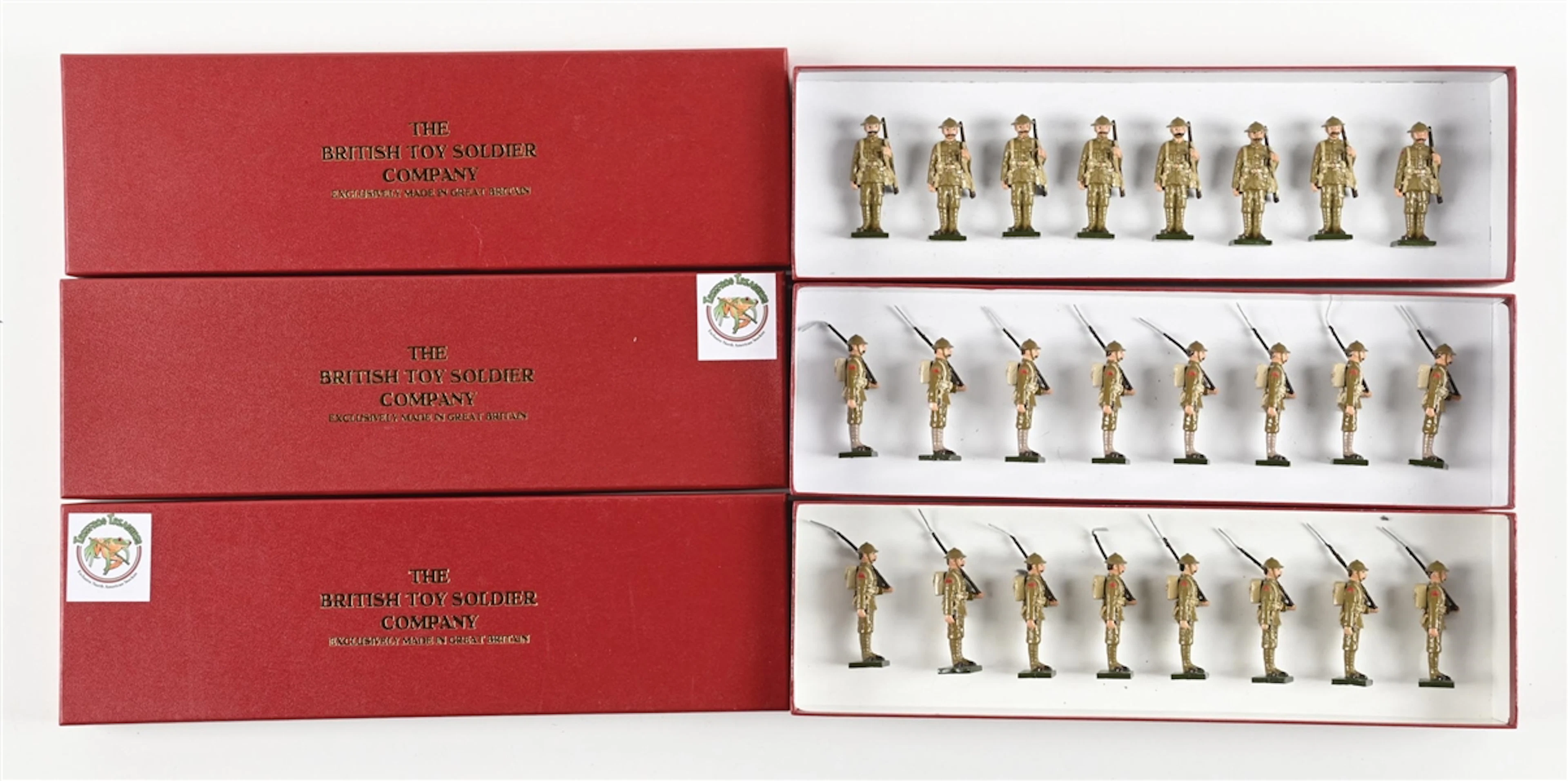 LOT OF 3: THE BRITISH TOY SOLDIER COMPANY