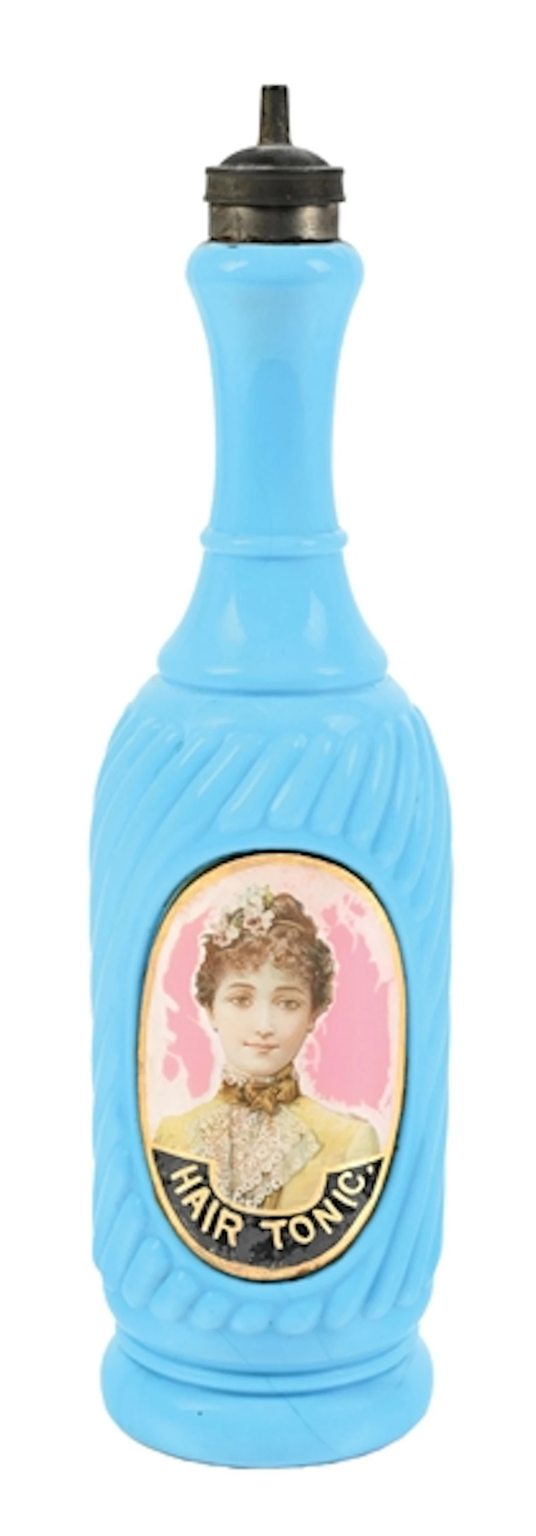 HAIR TONIC GLASS BOTTLE