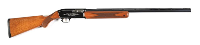 (C) BELGIAN BROWNING DOUBLE AUTO TWENTYWEIGHT SEMI-AUTOMATIC SHOTGUN.