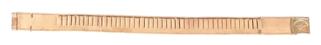 1867-1894 MILLS PATENT CANVAS REVOLVER CARTRIDGE BELT WITH DOG HEAD