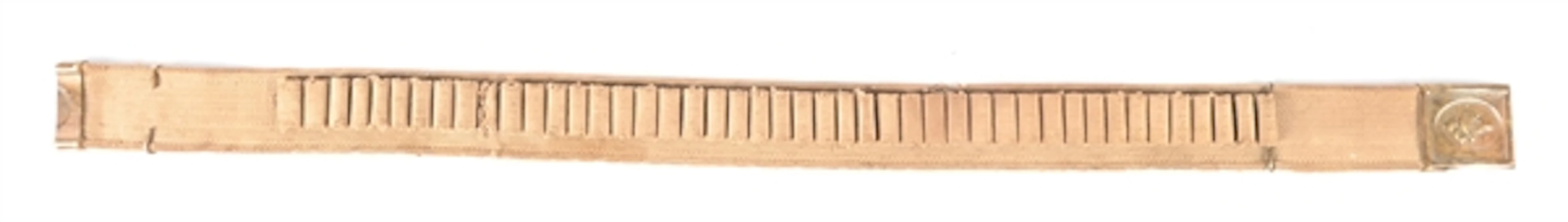 1867-1894 MILLS PATENT CANVAS REVOLVER CARTRIDGE BELT WITH DOG HEAD